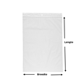 sachet zip PE taille