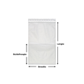 sachet zip poche taille